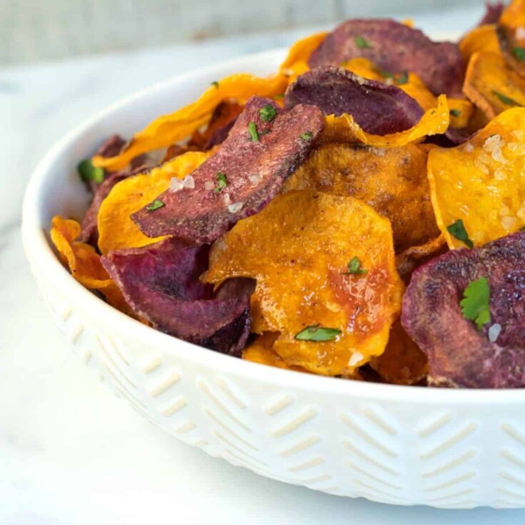 Image for CRUNCHY Air Fryer Sweet Potato Chips