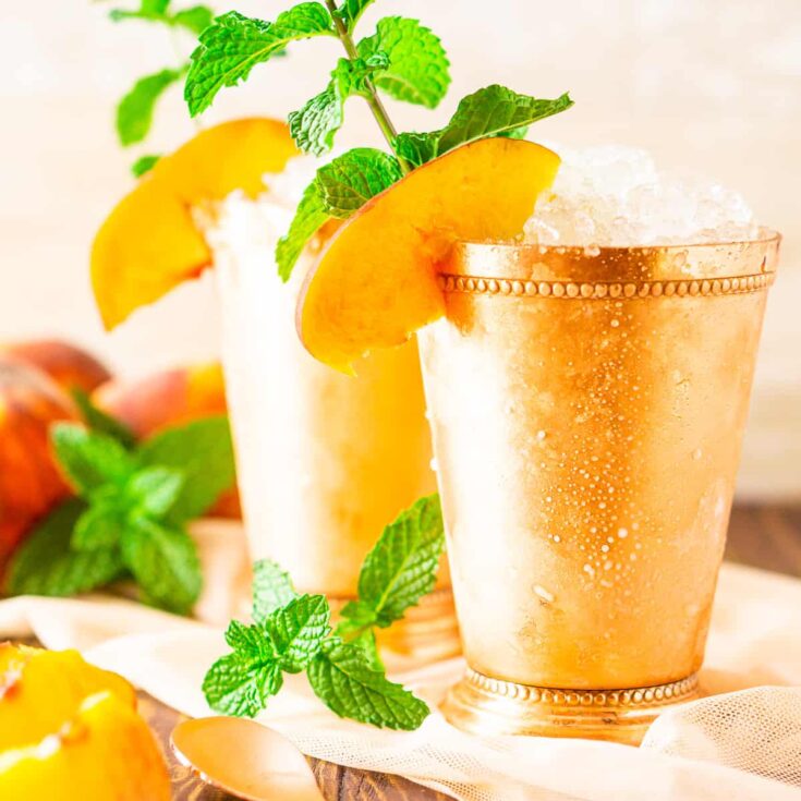 Image for Brown Sugar-Peach Mint Julep