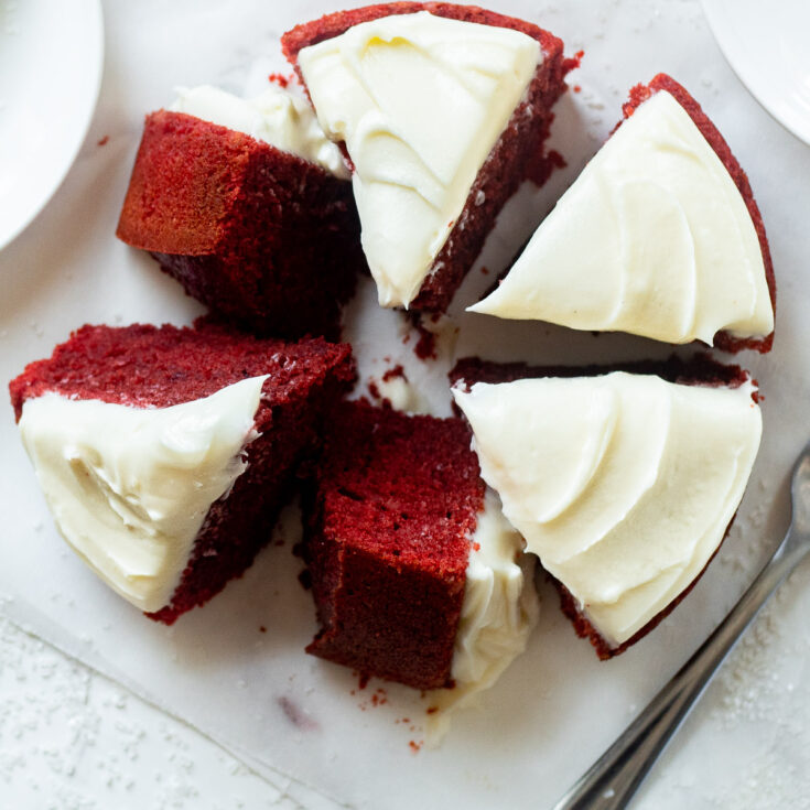 Image for Mini Red Velvet Cake + Juneteenth Cookout 2022 - Easy Juneteenth Cake Recipe!