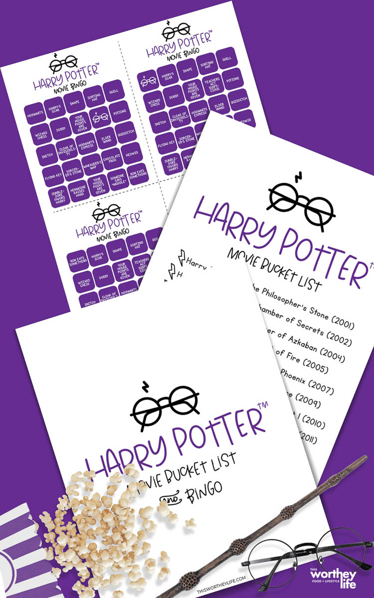 Harry Potter Movie List In Order + Free Printables
