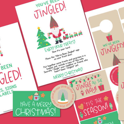 You've Been Jingled Printables