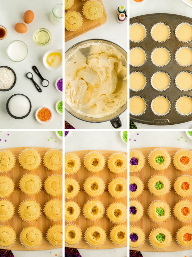 how to make Witches Crash Cupcakes