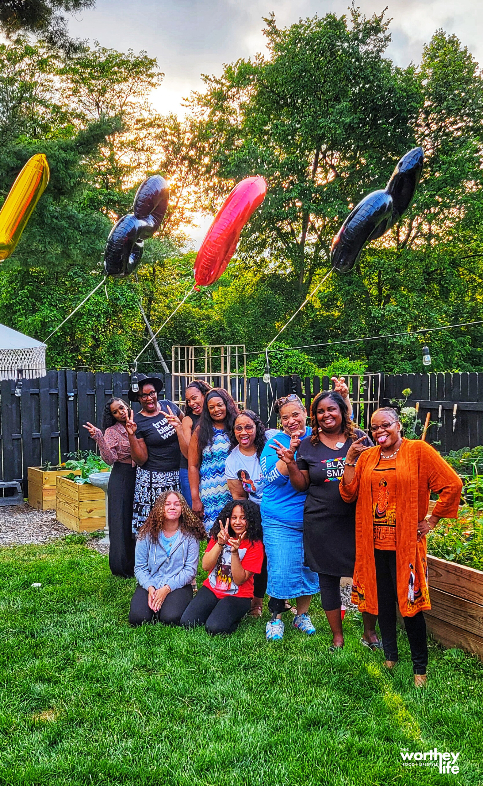 Juneteenth party décor details
