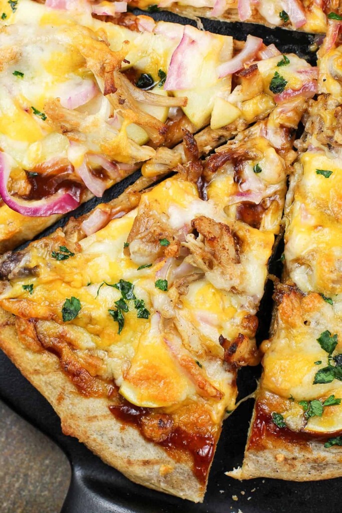 Pulled Pork Apple Pizza