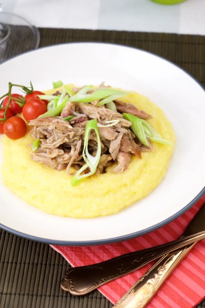 Pulled Pork Polenta