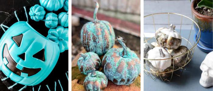 Halloween Decor With Pumpkins