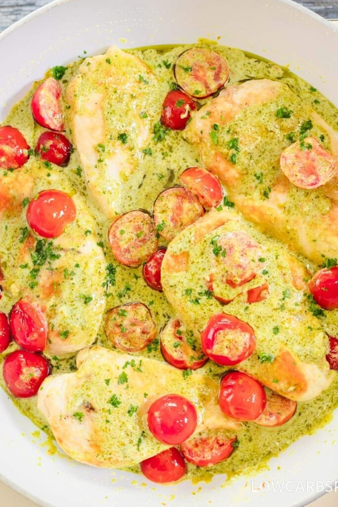 Creamy Pesto Chicken &nbsp;&nbsp;&nbsp;&nbsp;