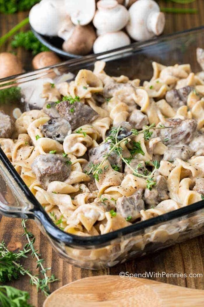 Beef Stroganoff Casserole&nbsp;