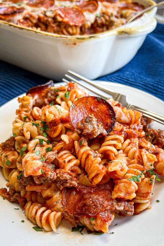 Pepperoni Pizza Casserole&nbsp;