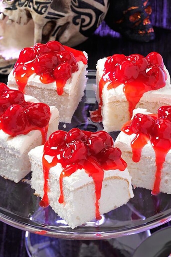 Spooky Fresh Berry Cake