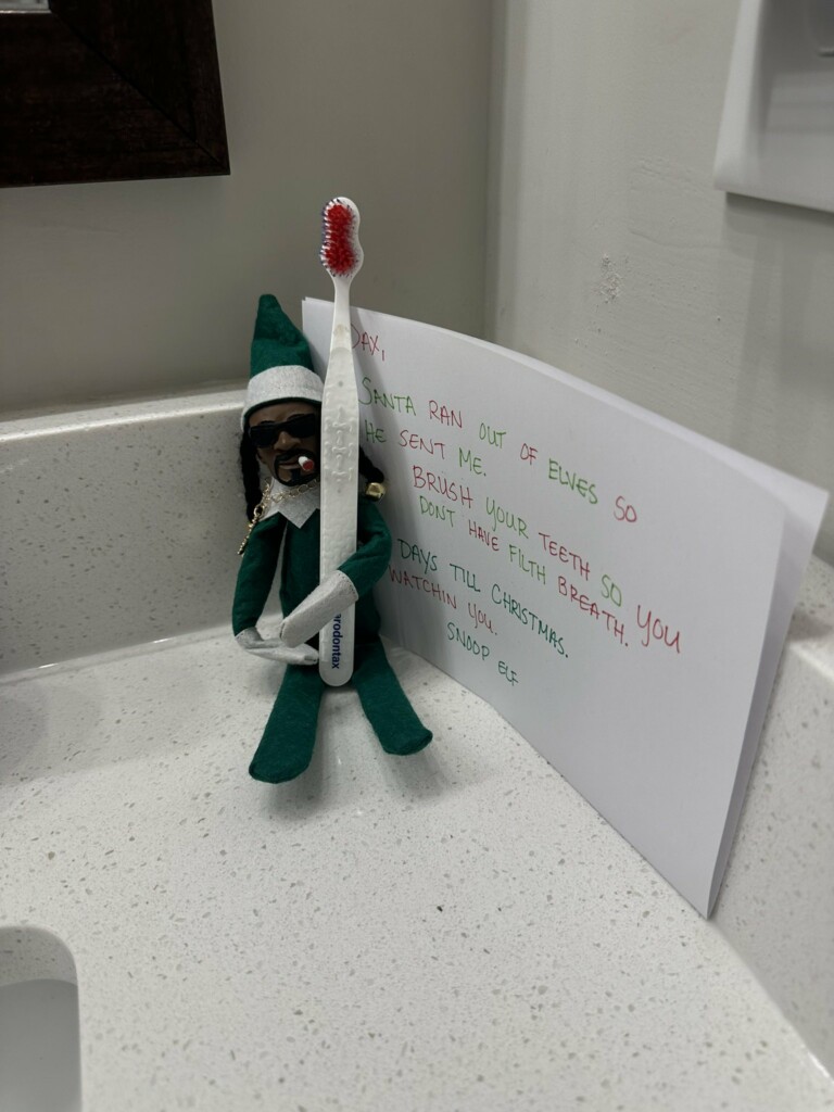 Santa ran out of Elves, so you’re getting a Snoop doll this year.&nbsp;