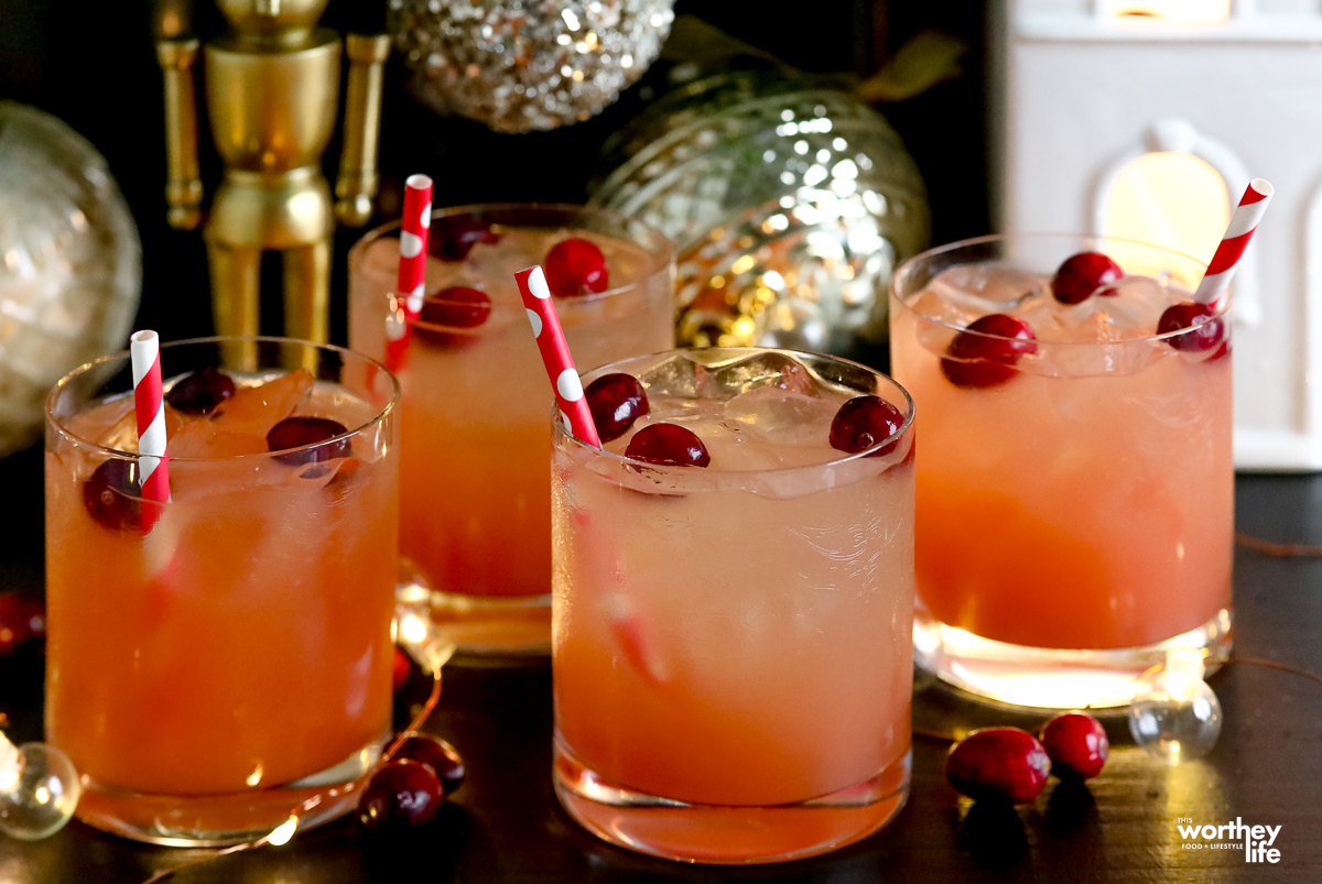 Cranberry Orange Mixed Drink | Holiday Mocktail Idea