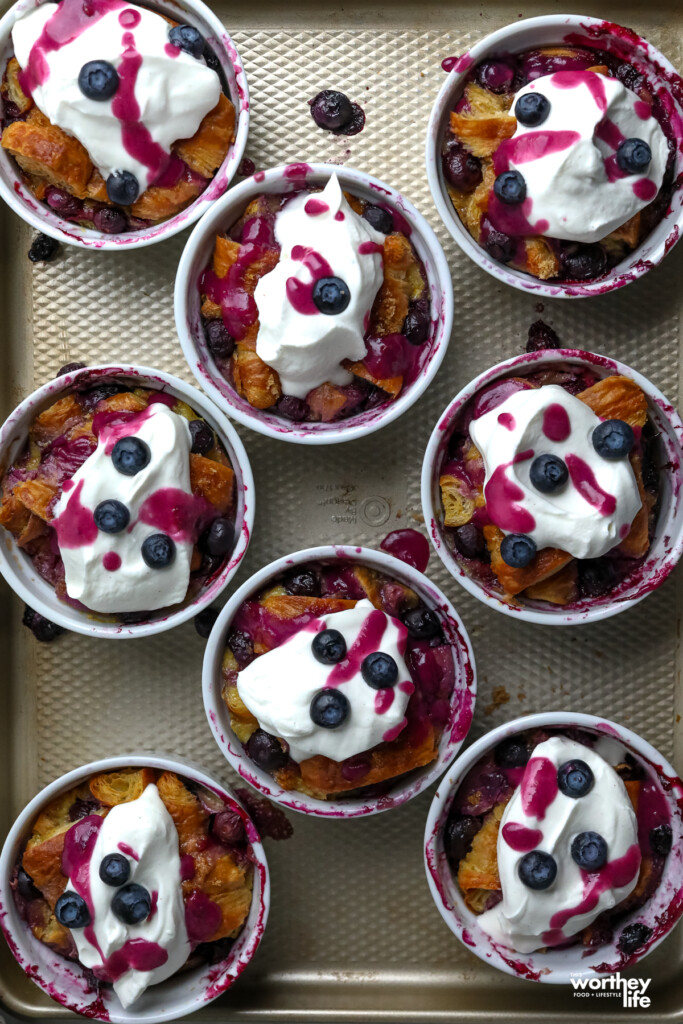 blueberry bake on sheet pan