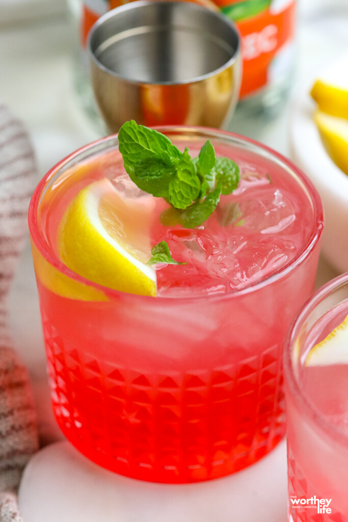a pink cocktail for a summer drink