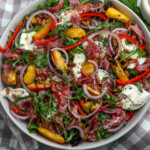 Peach Prosciutto Burrata Salad