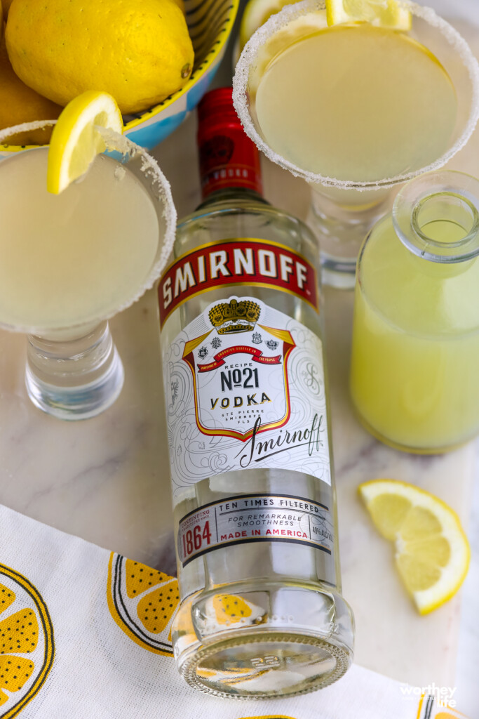 how to make a martini with lemon using vodka