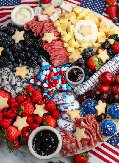 Red, White & Blue Grazing Board