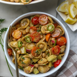Mediterranean Chickpea Pasta Salad