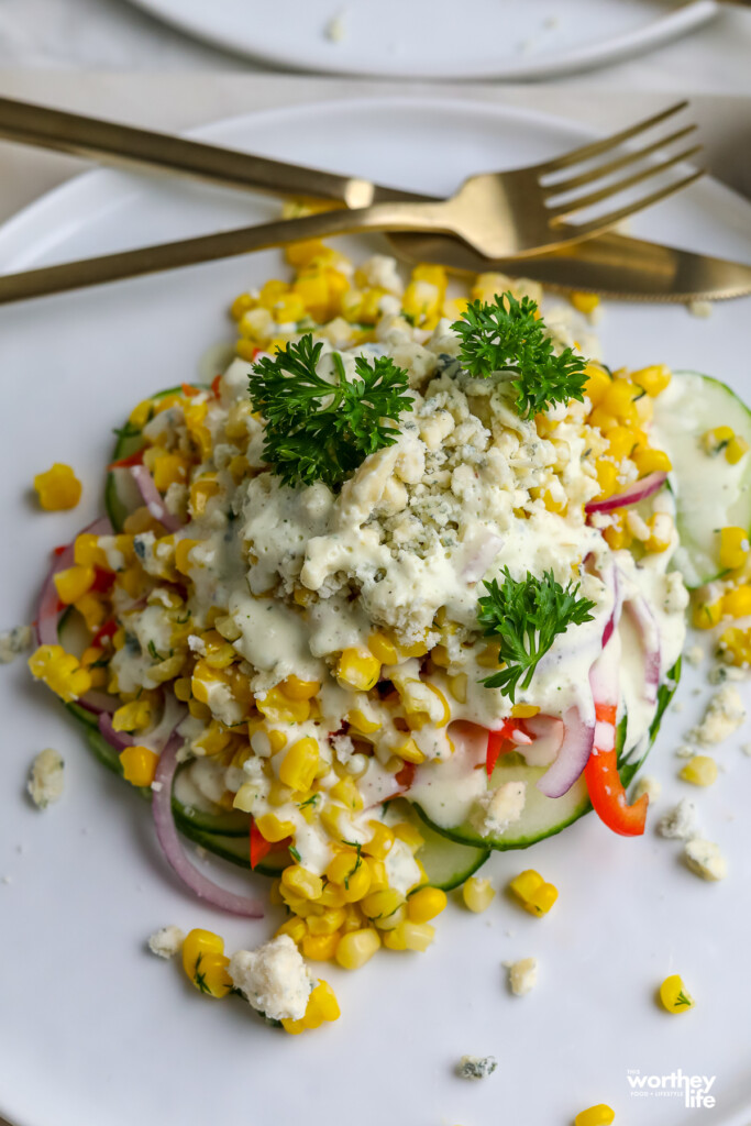 Sweet Corn & Cucumber Dill Salad