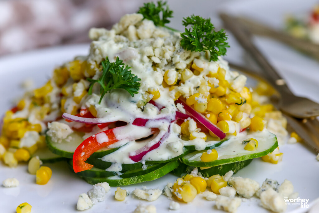 sweet corn and dill salad