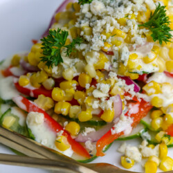 sweet corn and dill salad