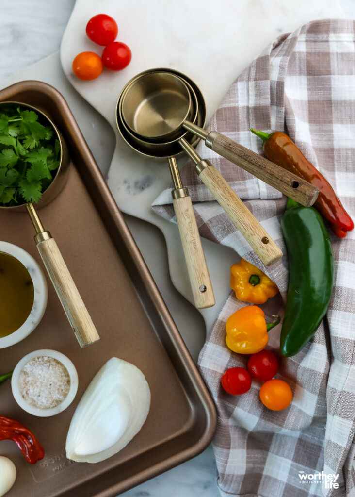 ingredients needed to make homemade salsa