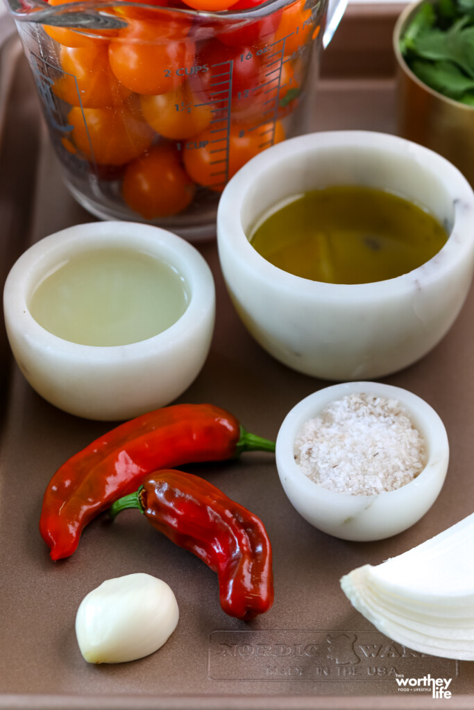 ingredients for salsa