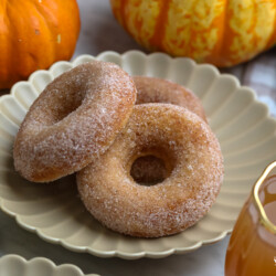 spiced apple cider donuts