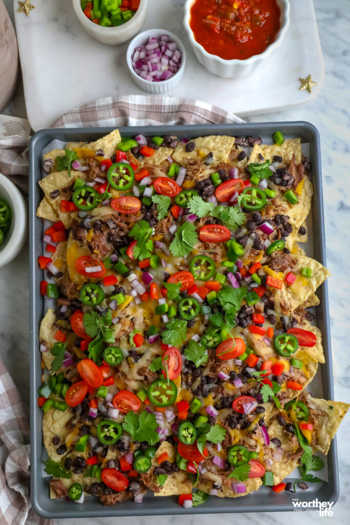 Sheet Pan Carnita Nachos