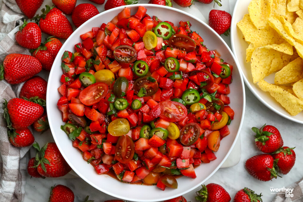 Easy Strawberry Salsa With Tomatoes