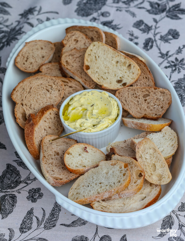 a bread course for a dinner party