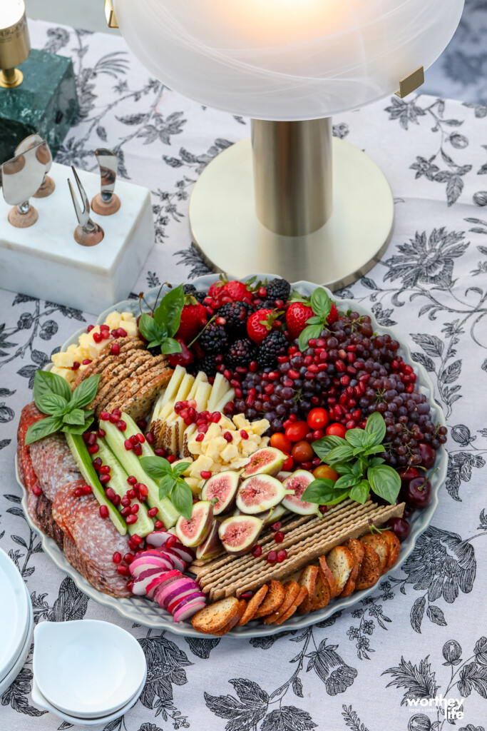 a summer charcuterie board