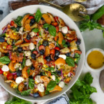 a summer blueberry salad