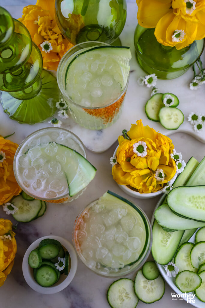 how to make a cucumber mocktail drink for summer parties