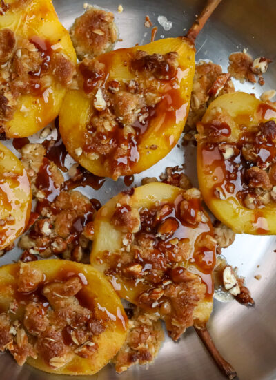 Apple Cider-Poached Pears - a premium fall dessert