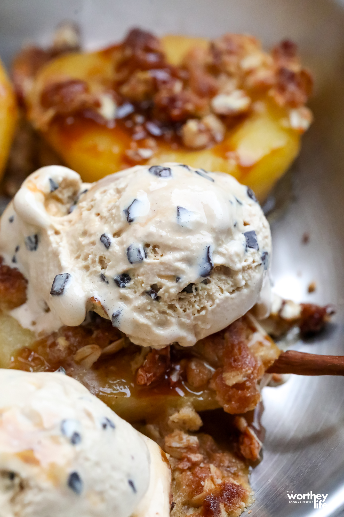 scoops of super premium ice cream